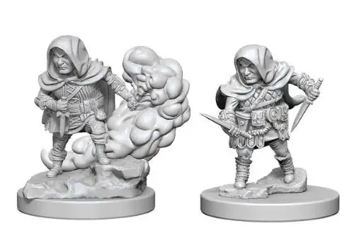 D&D Nolzur's Marvelous Unpainted Minis: W1 Halfling Male Rogue