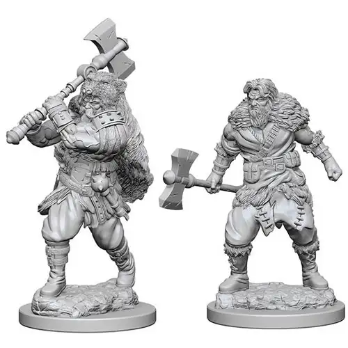 D&D Nolzur's Marvelous Unpainted Minis: W1 Male Human Barbarian