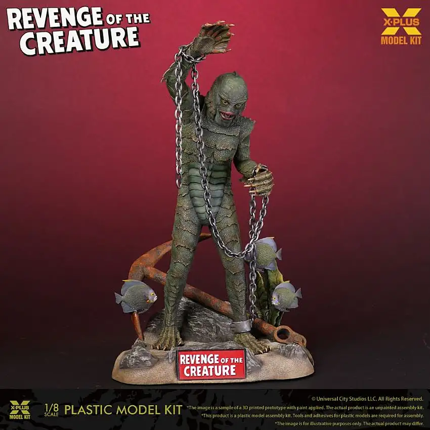 Revenge of The Creature from the Black Lagoon w/Detailed Base 1/8 X-Plus Model Kits