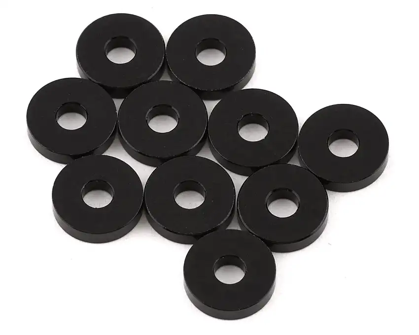 XRAY 3x9x2.0mm Aluminum Shim (Black) (10)