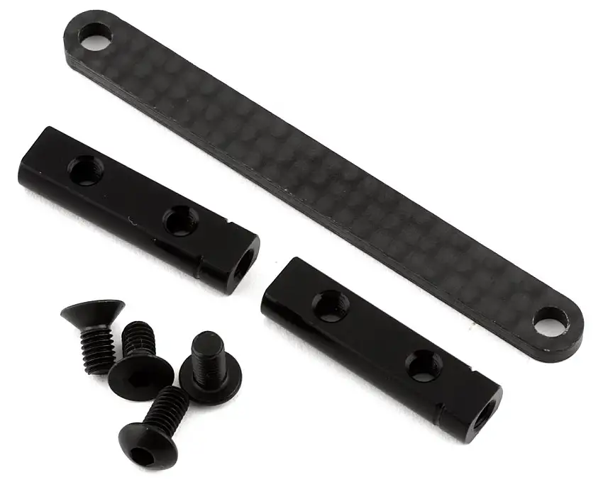 XRAY XB2 2022 Aluminum Servo Holder & Graphite Bridge