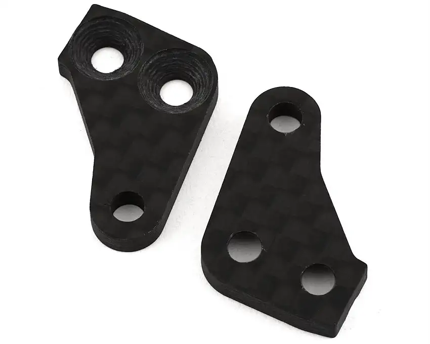 XRAY XB4/XT4 Graphite Steering Block Extension (2) (0-Slot)