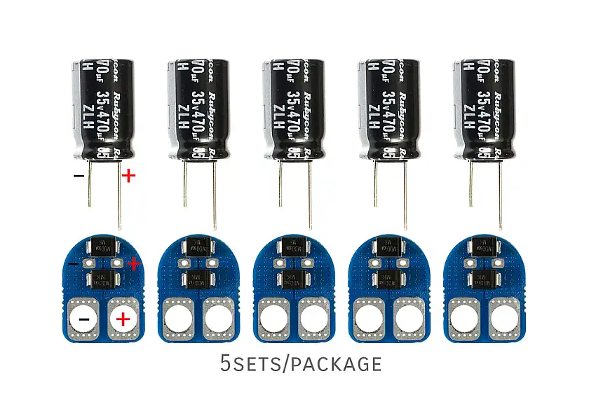 Matek XT60 PCB with Voltage Spike Filter 6S Max. 5sets/pkg