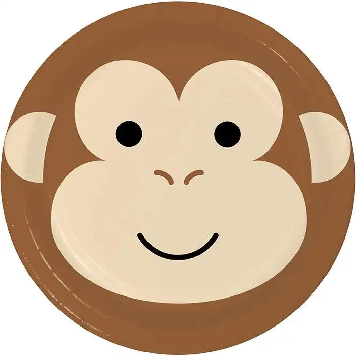 Monkey Wild Party Plate