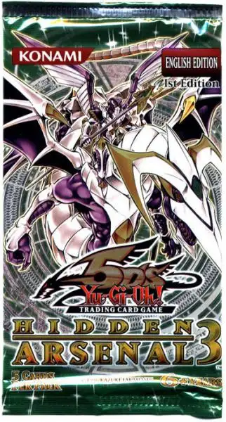 YuGiOh Hidden Arsenal 3 Booster Pack [5 Cards]