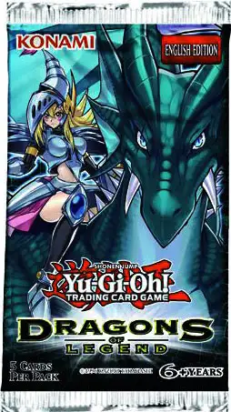 YuGiOh Dragons of Legend Booster Pack [5 Cards]