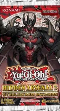 YuGiOh Hidden Arsenal 5: Steelswarm Invasion Booster Pack [5 Cards]