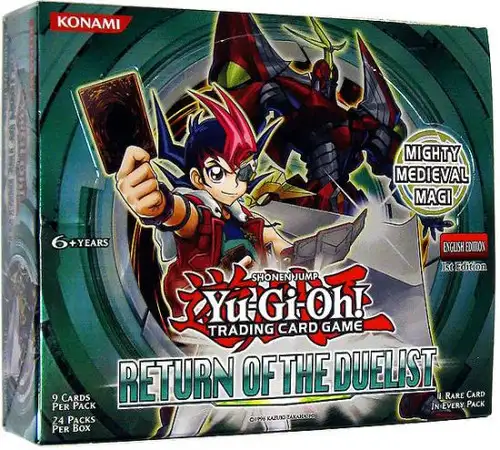 YuGiOh Return of the Duelist Booster Box [24 Packs]